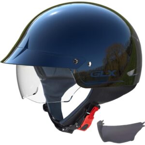 GLX M14 Cruiser Scooter Motorcycle Half Helmet